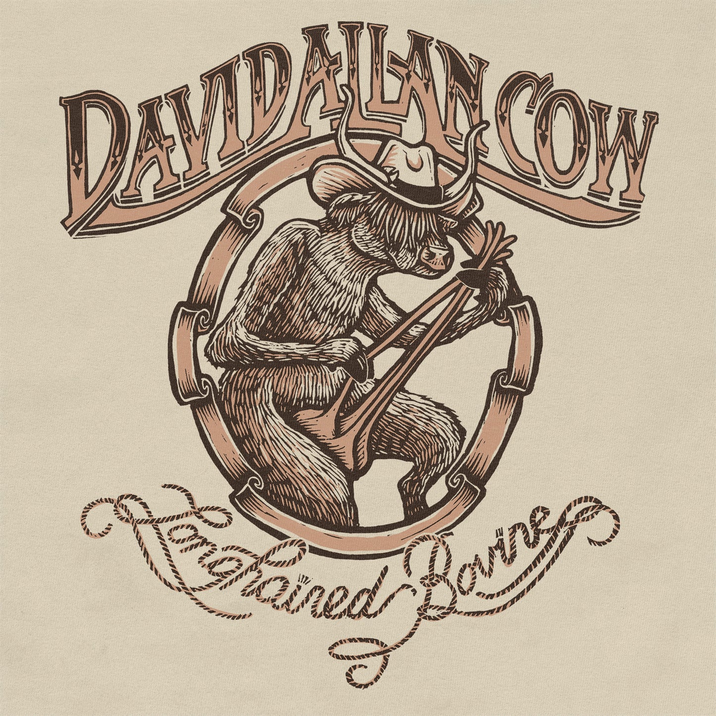 David Allan Cow T-shirt