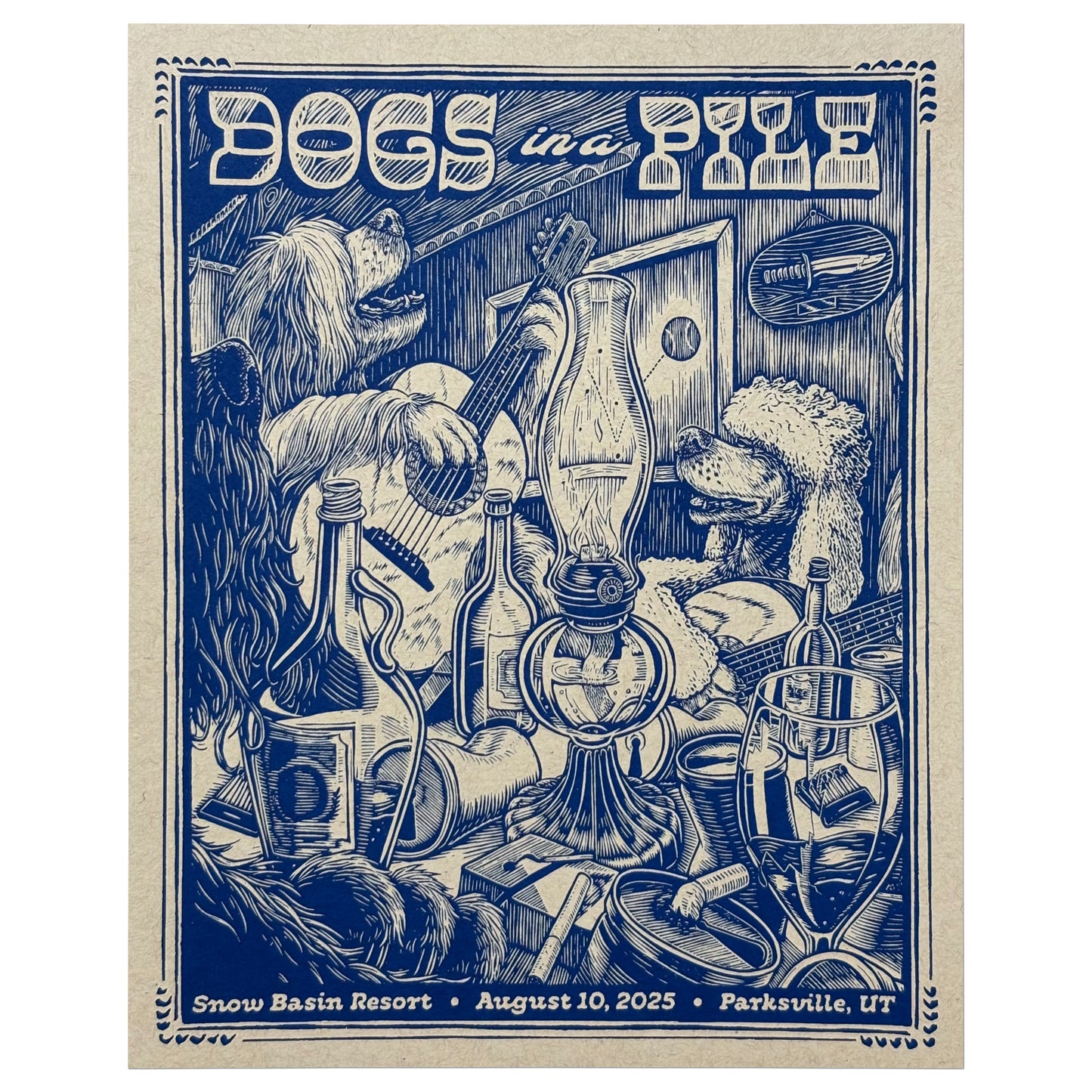 Dogs in a Pile - Snow Basin Resort - August 10, 2025