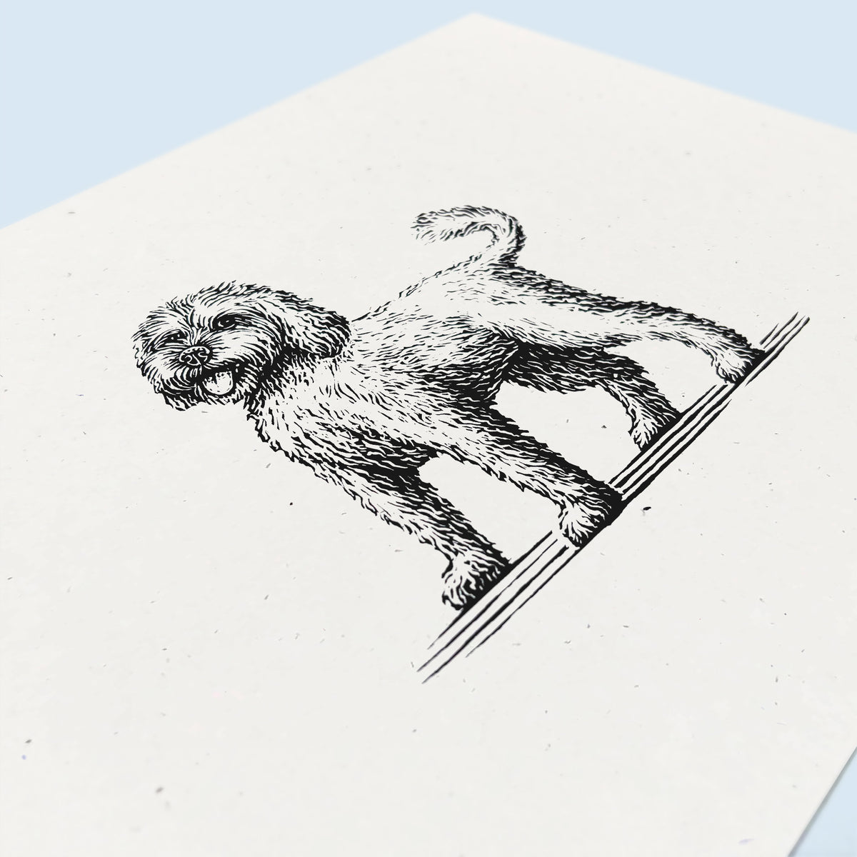 Labradoodle Art Print
