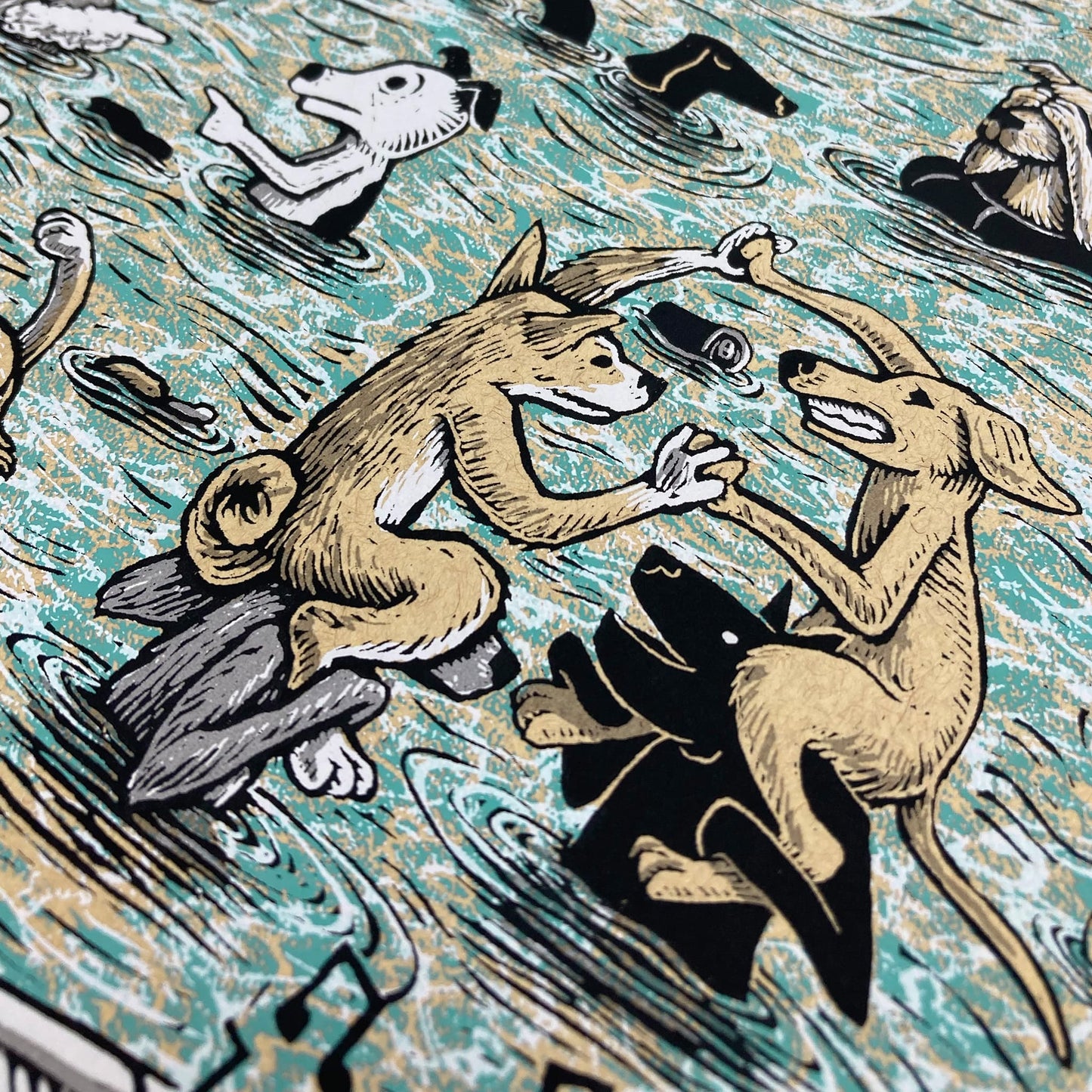 Drool Party Screen Print