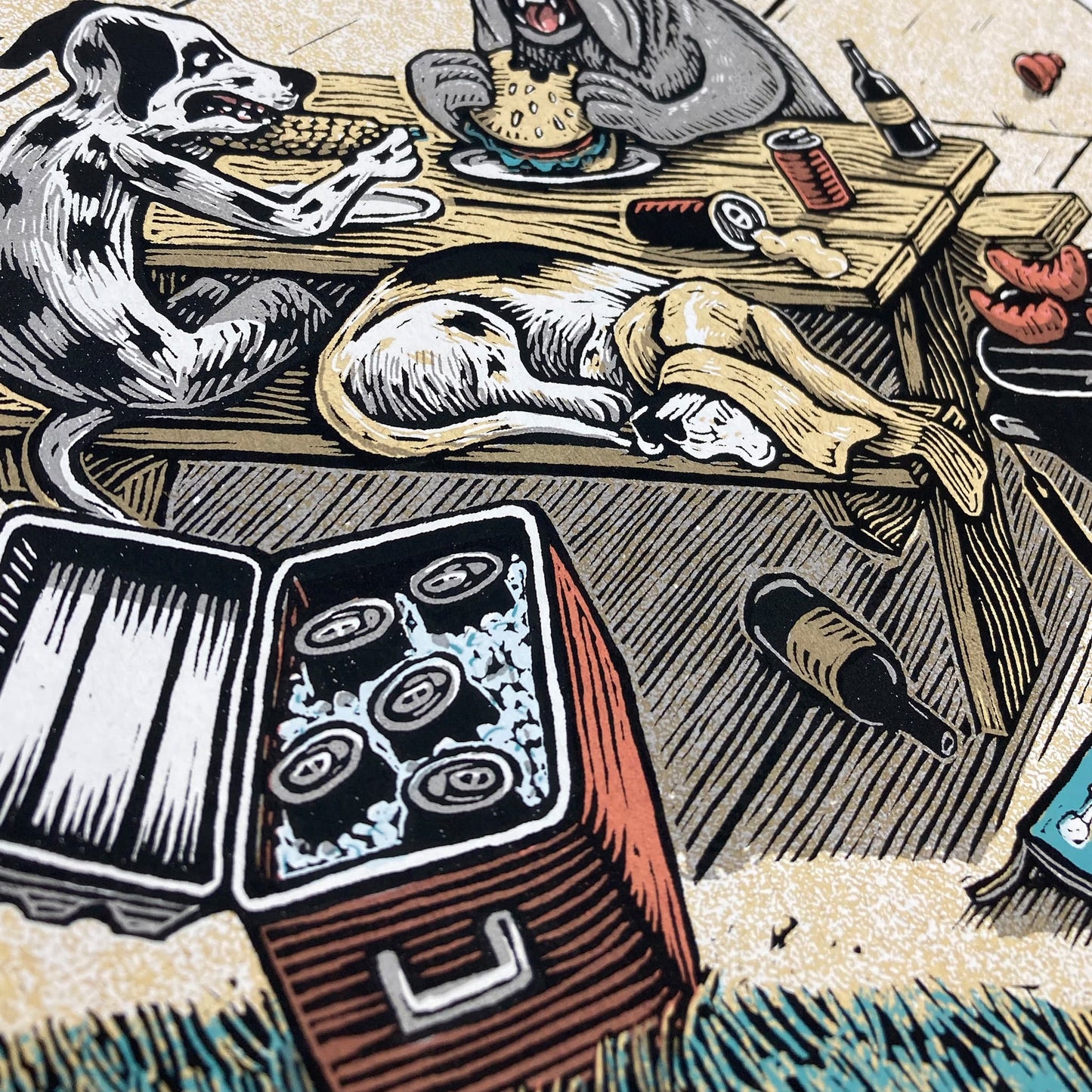 Drool Party Screen Print