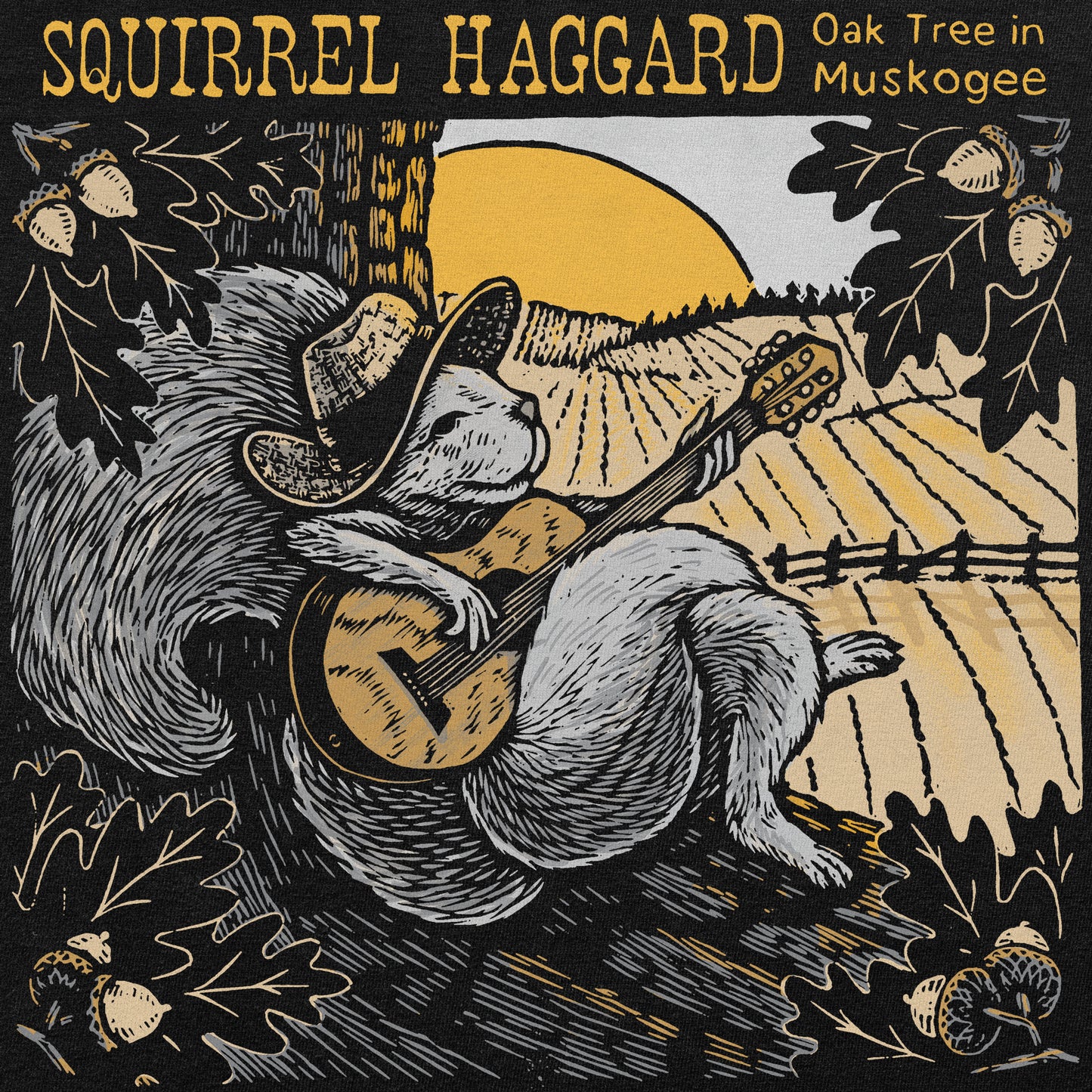 Squirrel Haggard T-shirt