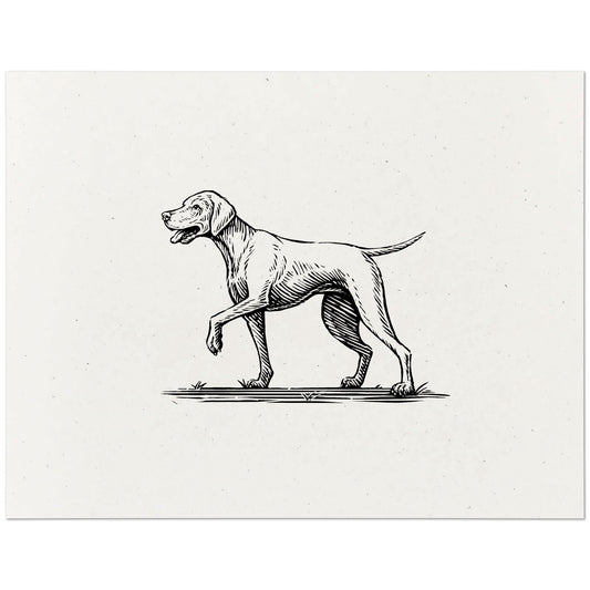 Vizsla Art Print