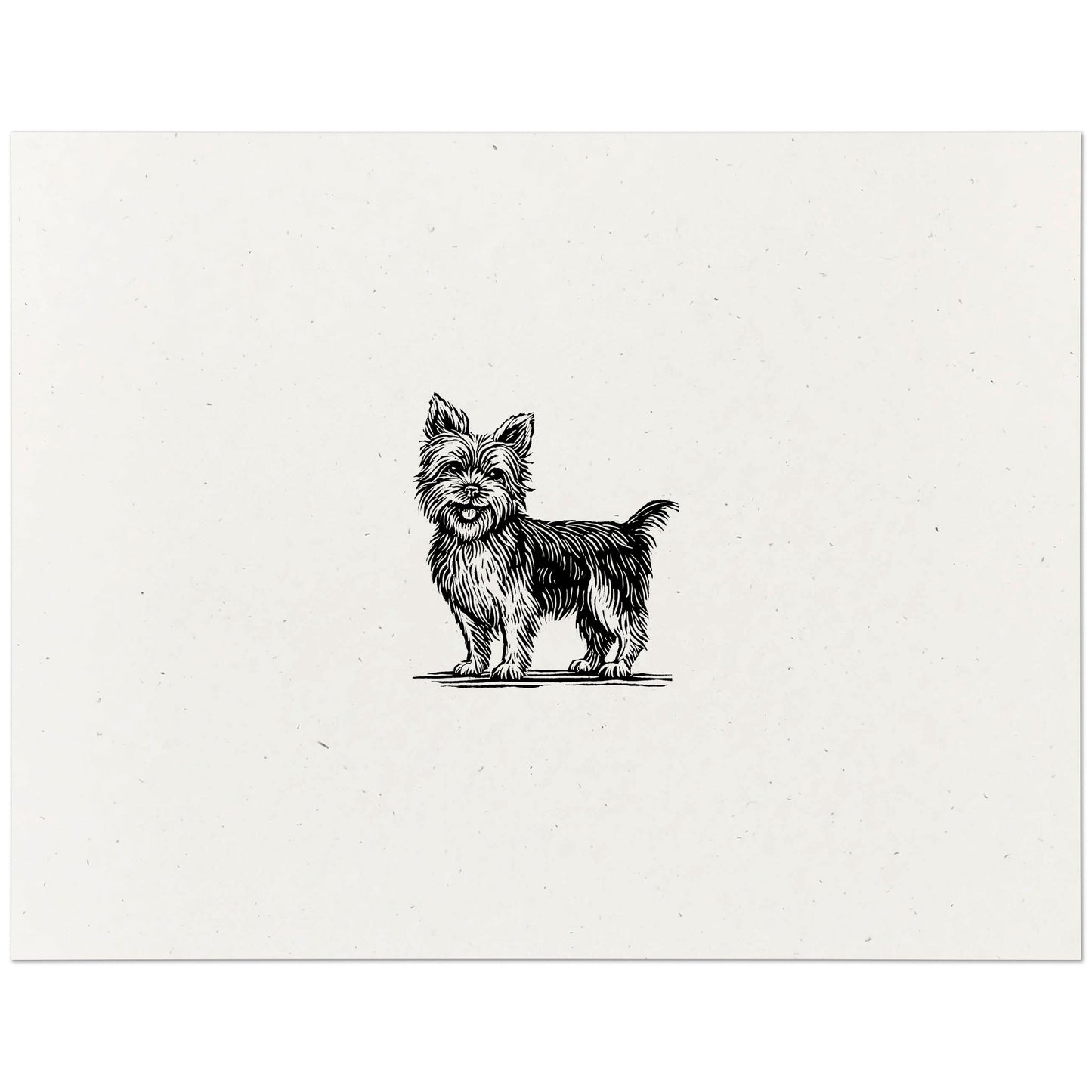 Yorkie Art Print