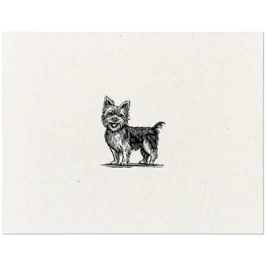 Yorkie Art Print