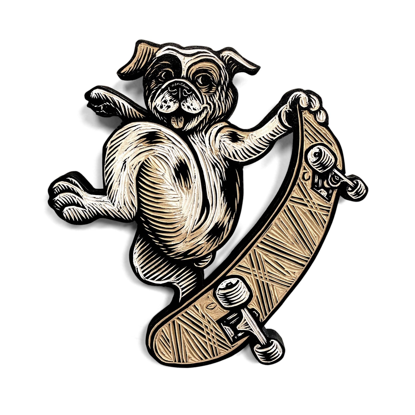 Skate Dog Judo Carving