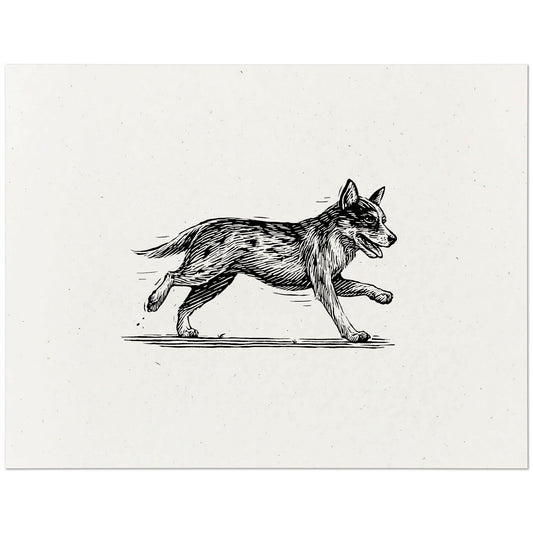 Australian Cattle Dog Art Print