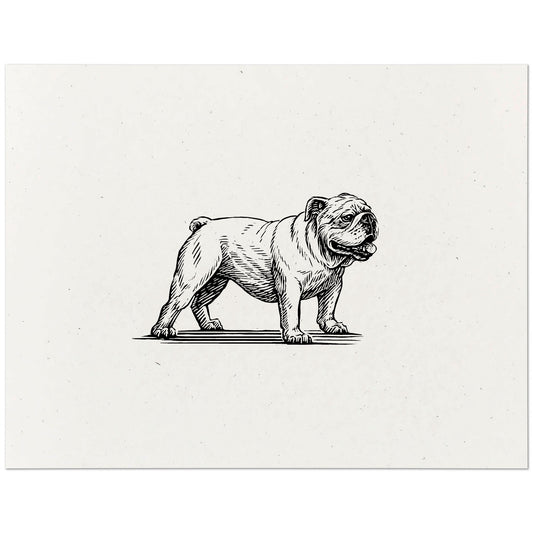 Bulldog Art Print
