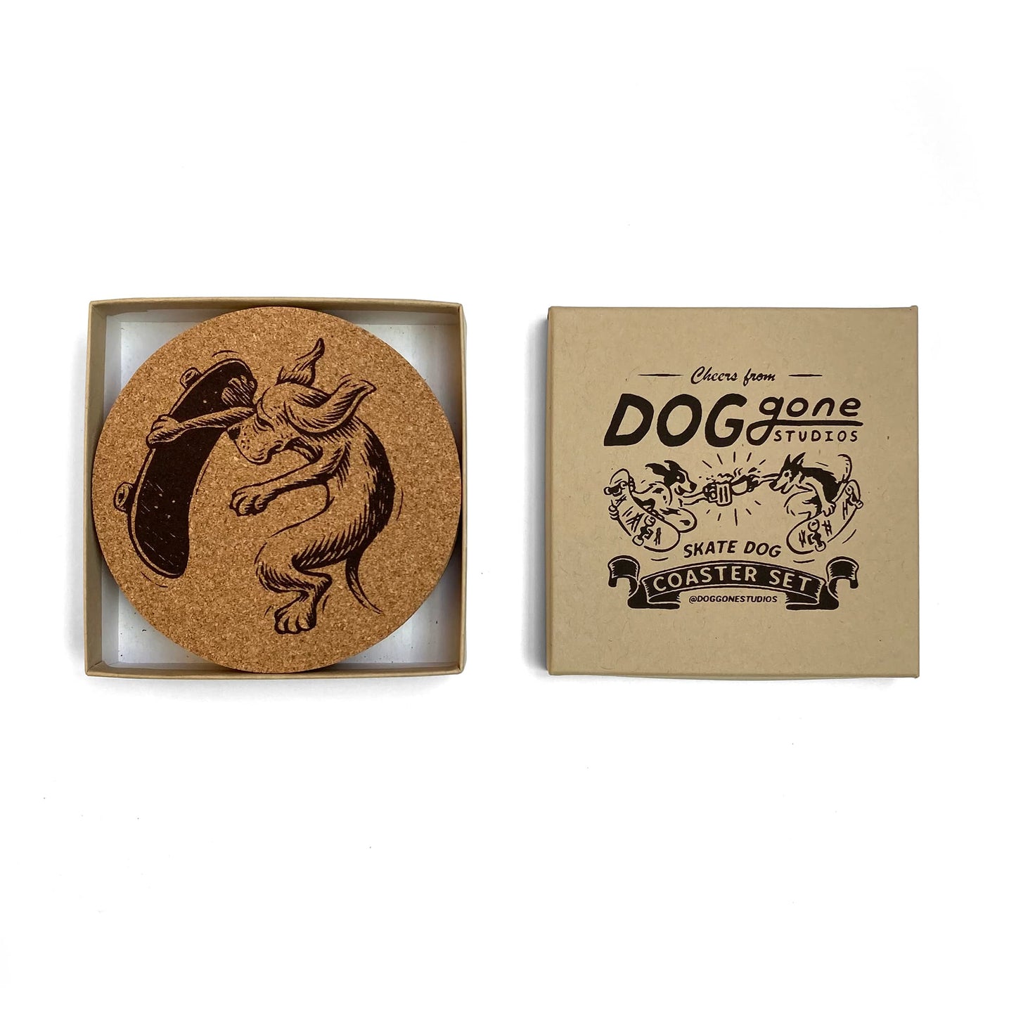 Skate Dog Coasters