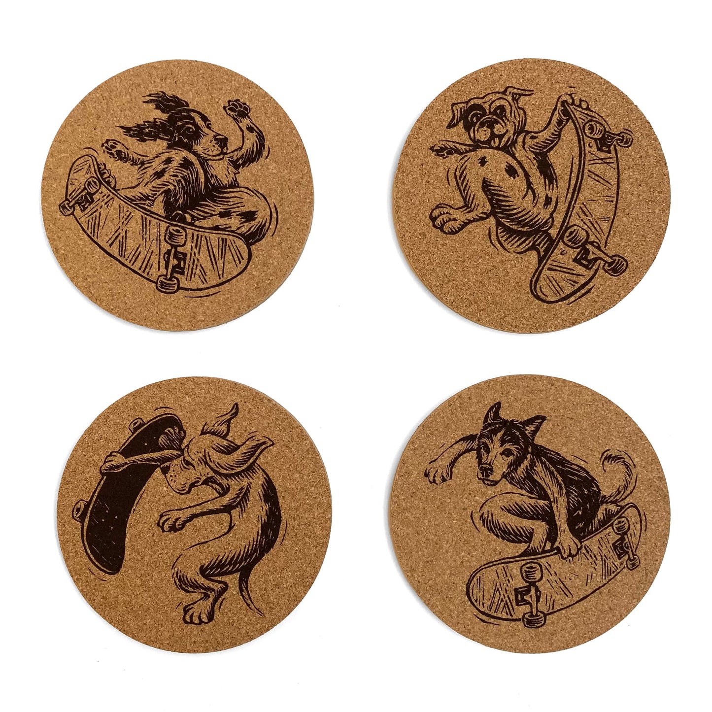 Skate Dog Coasters