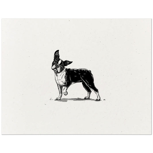 Boston Terrier Art Print
