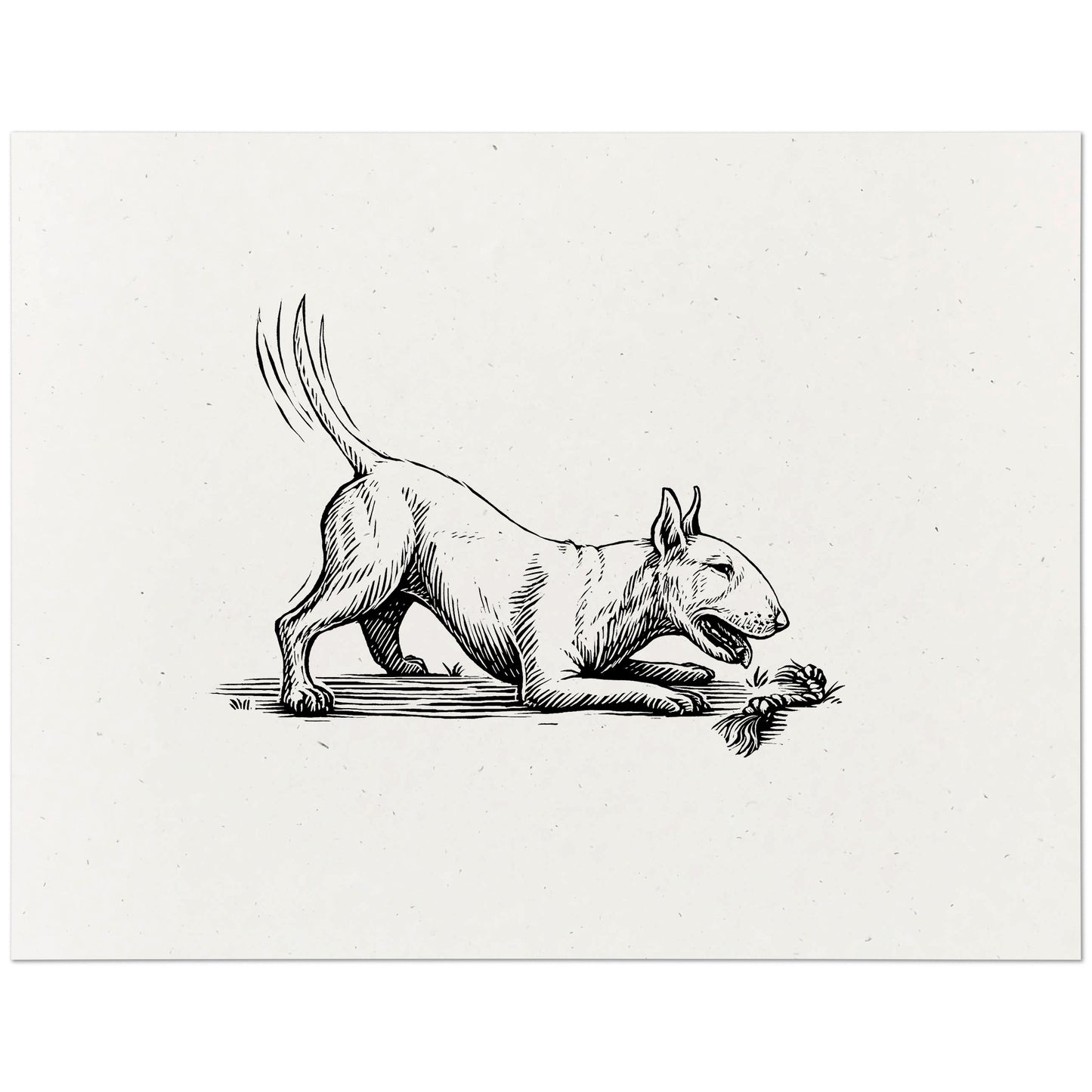 Bull Terrier Dog Art Print