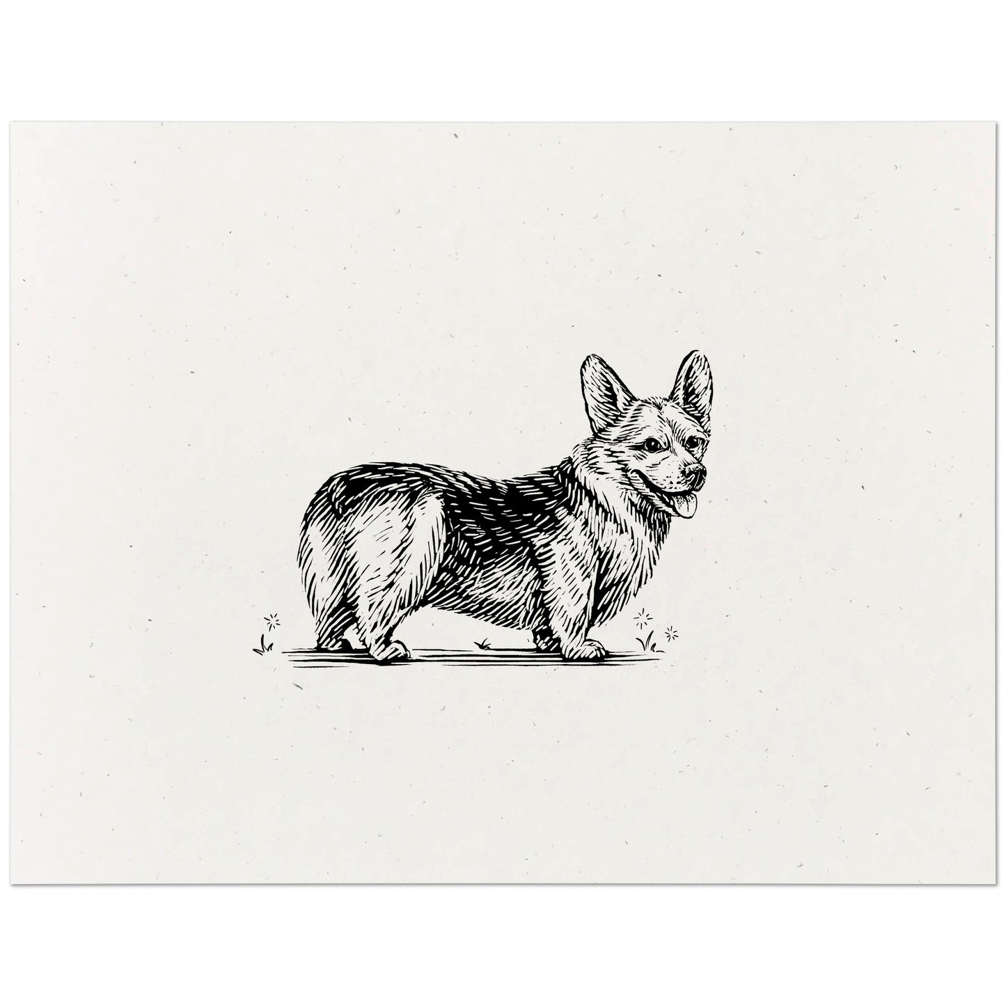 Pembroke Welsh Corgi Art Print