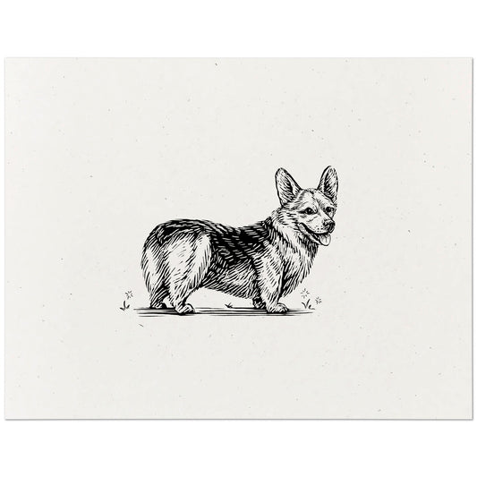 Pembroke Welsh Corgi Art Print