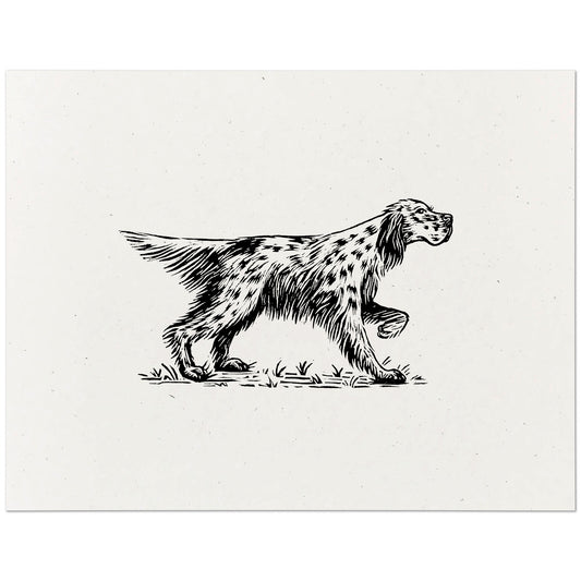 English Setter Art Print