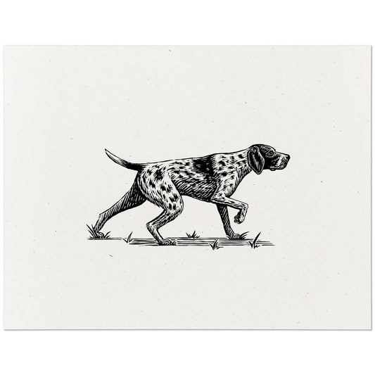 German Shorthaired Pointer Print