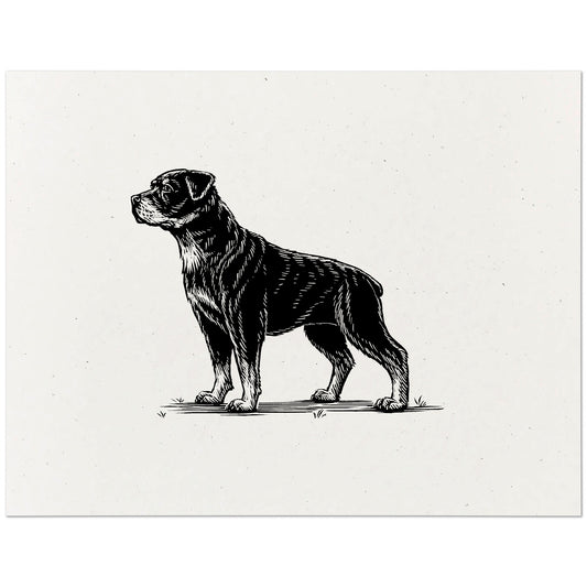 Rottweiler Art Print