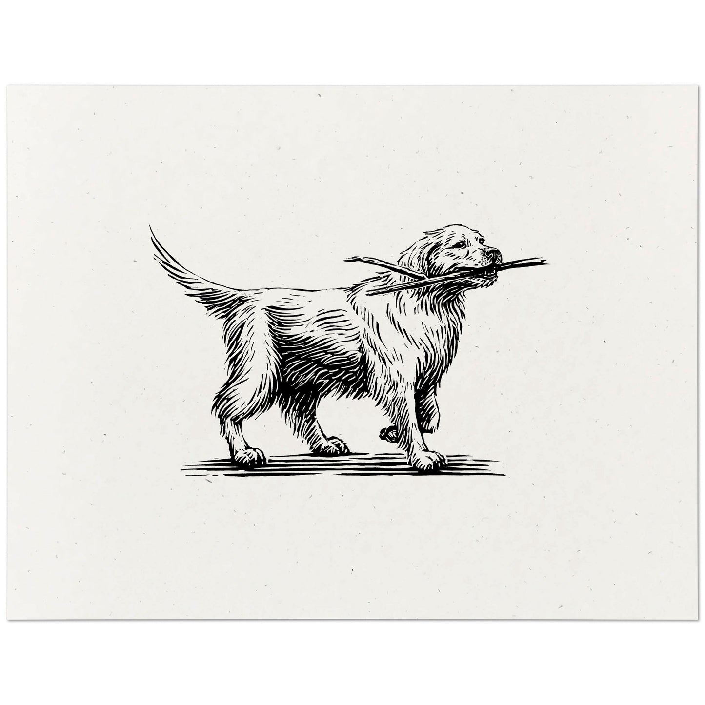 Golden Retriever Art Print