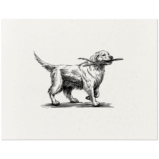 Golden Retriever Art Print