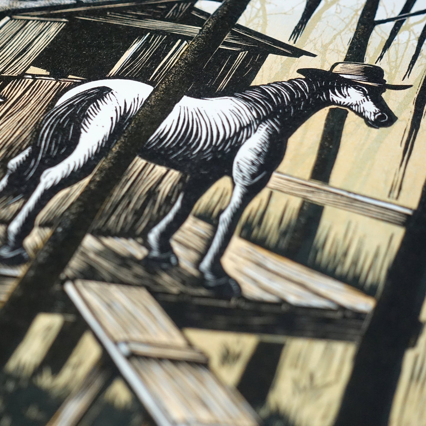 Blaze Foal Art Print