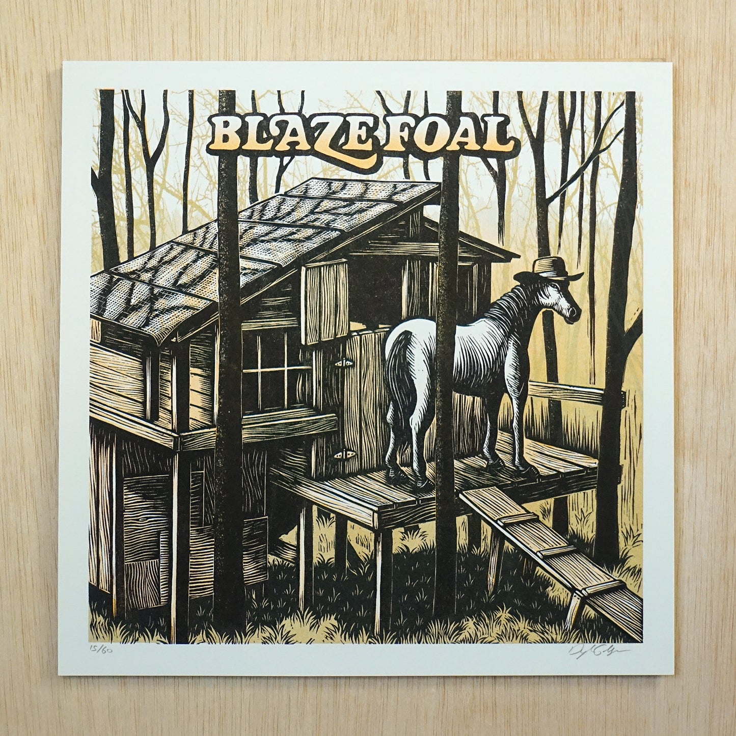 Blaze Foal Art Print