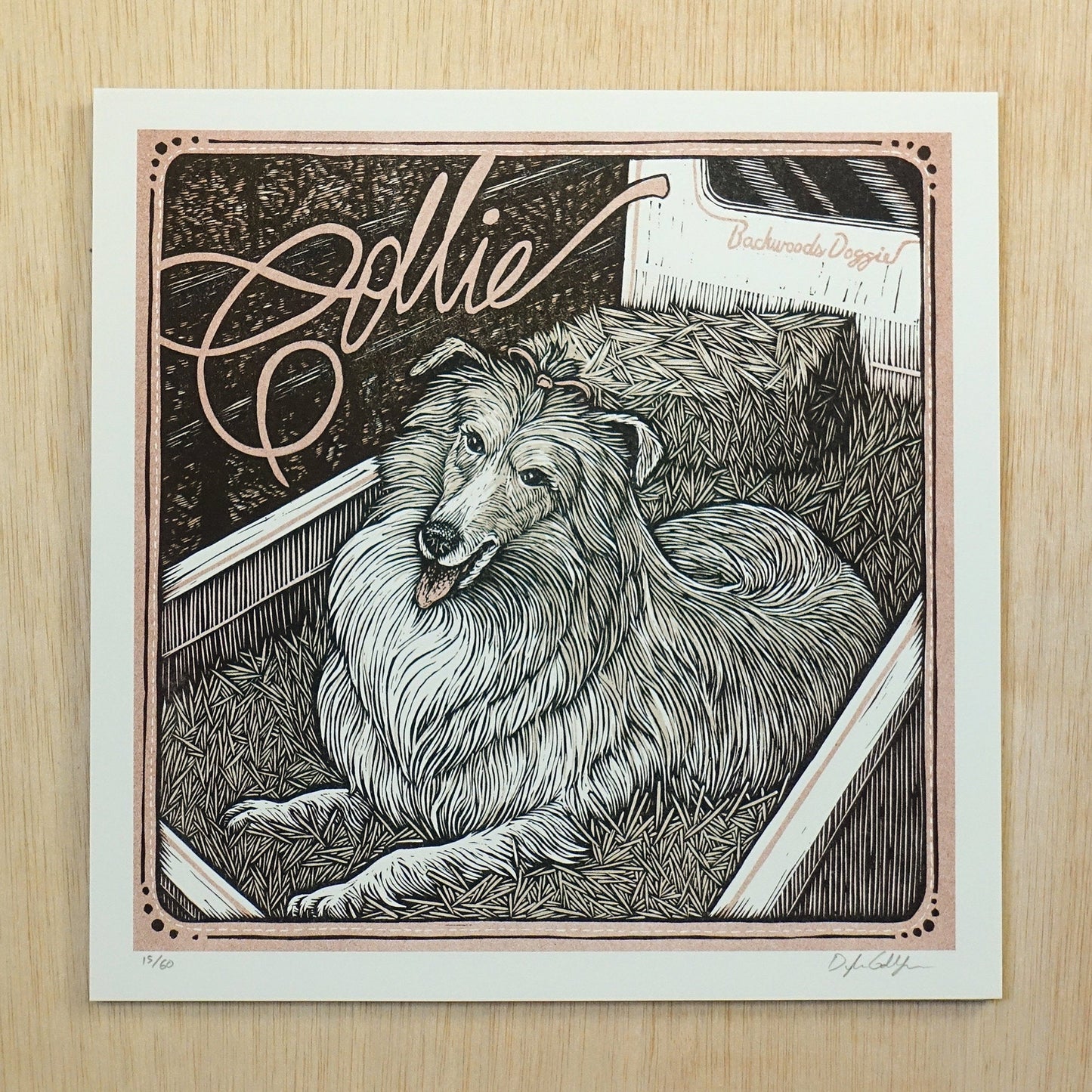 Collie Parton Art Print