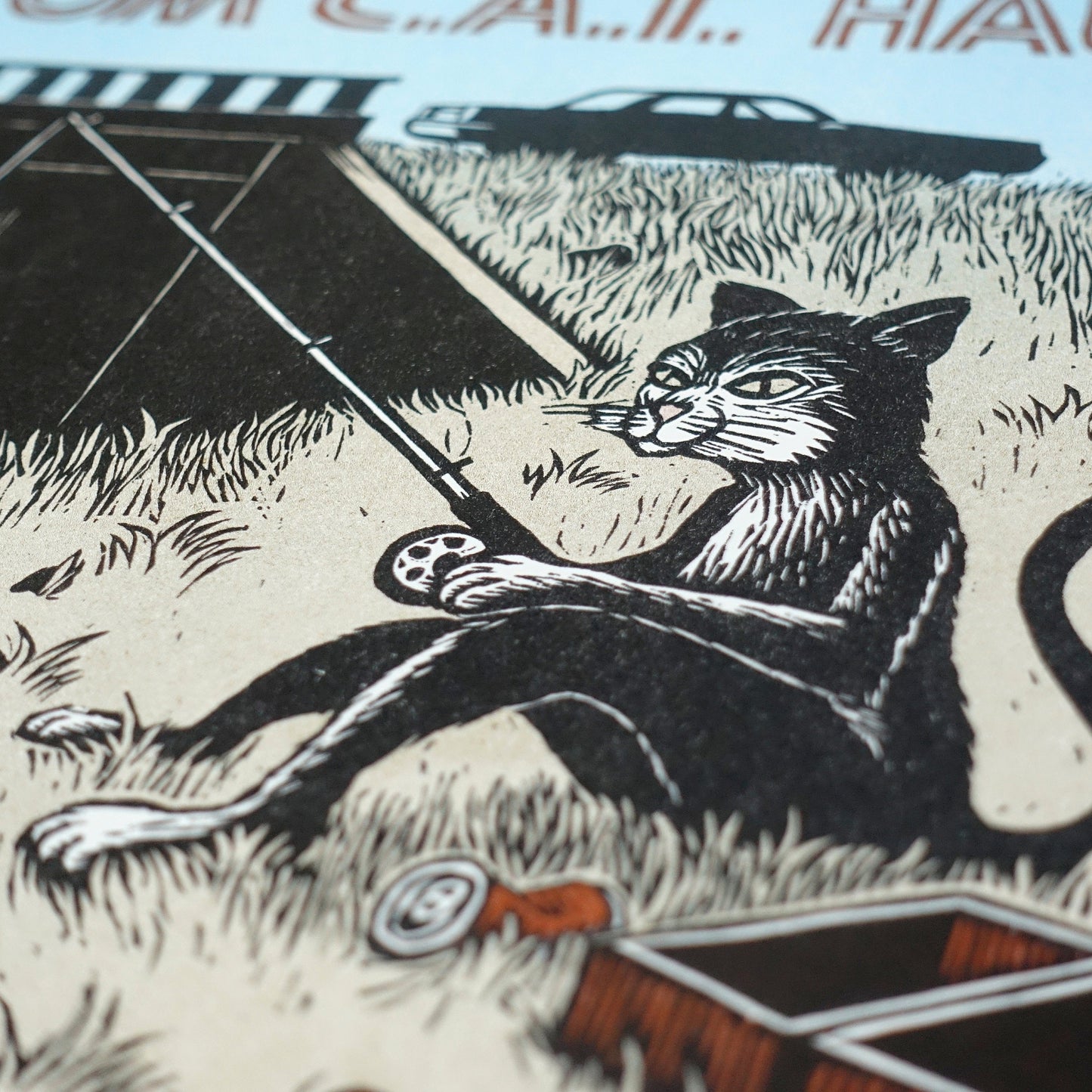 Tom CAT Hall Art Print