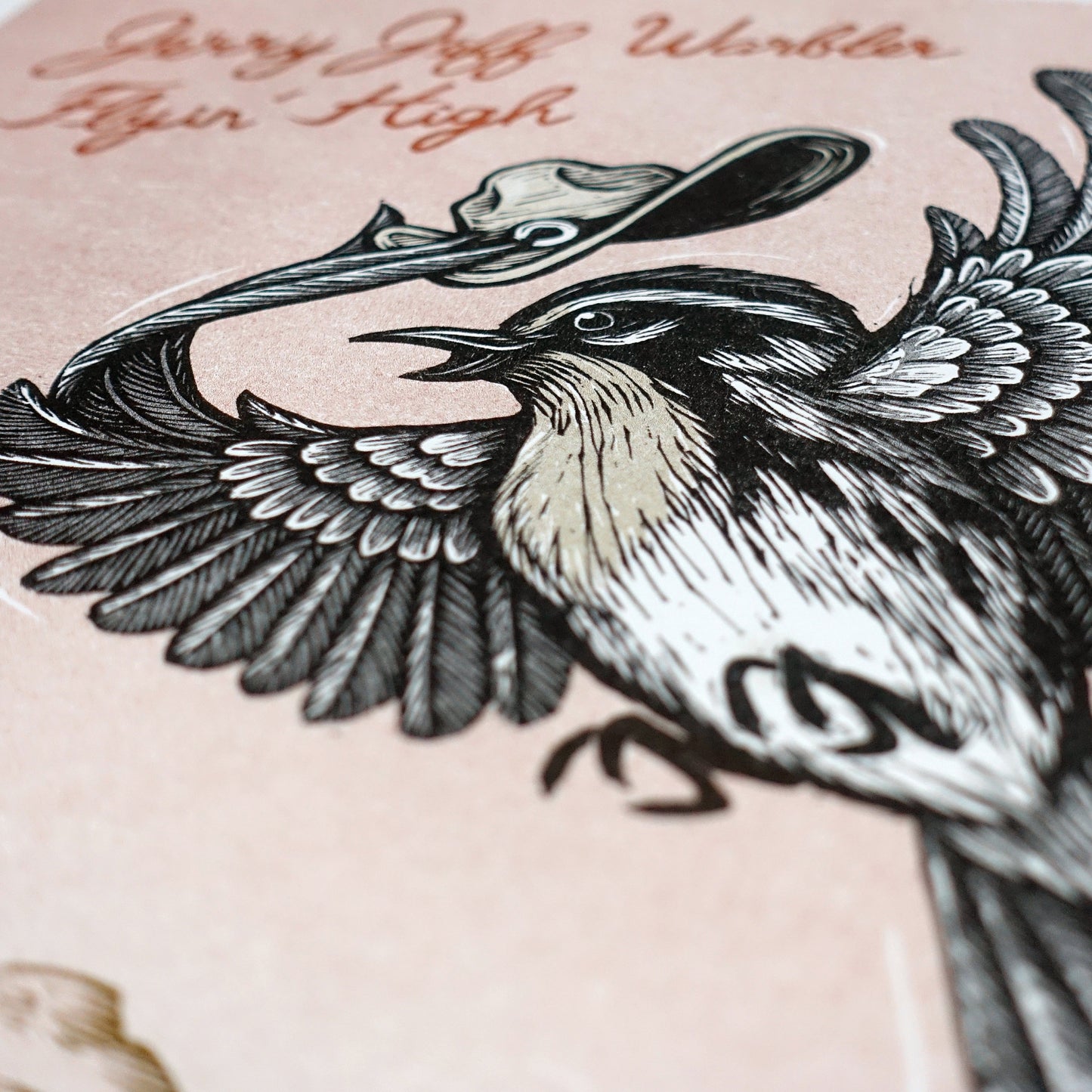 Jerry Jeff Warbler Art Print
