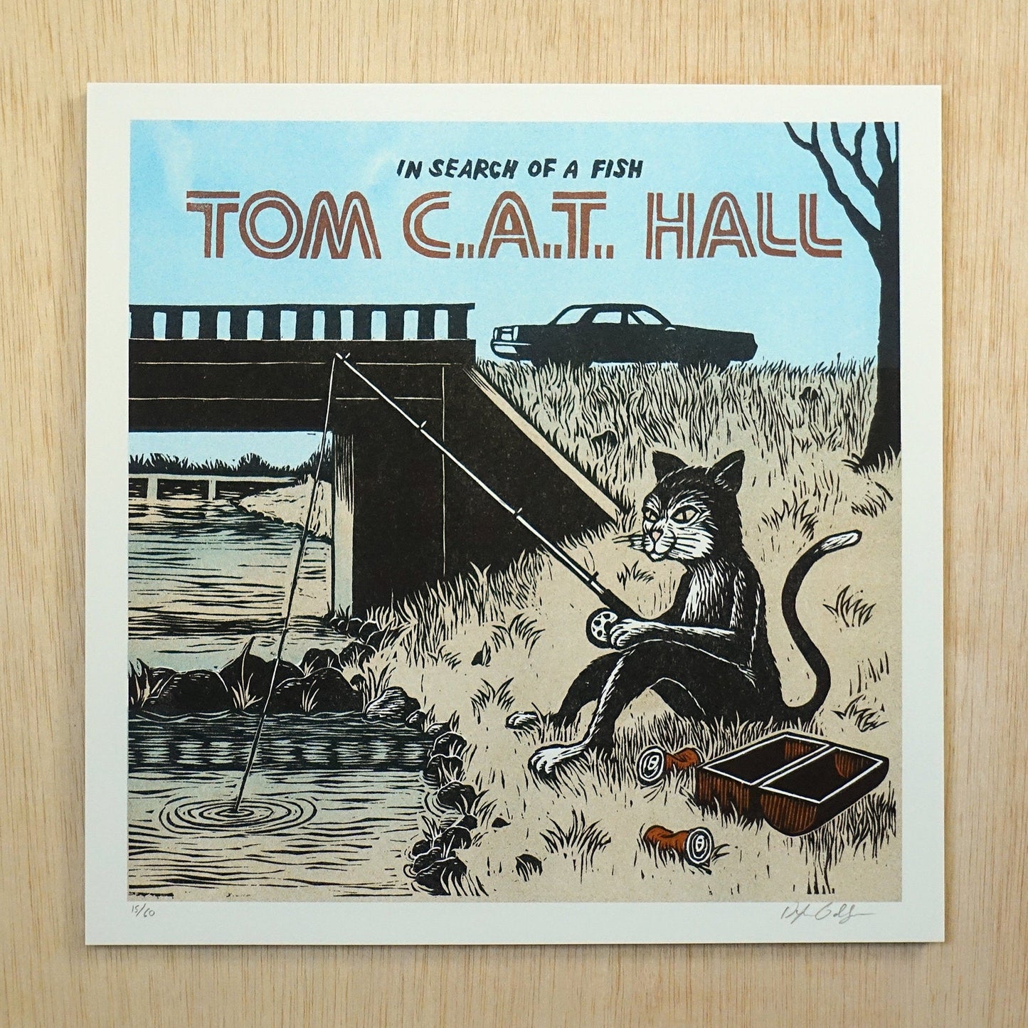 Tom CAT Hall Art Print