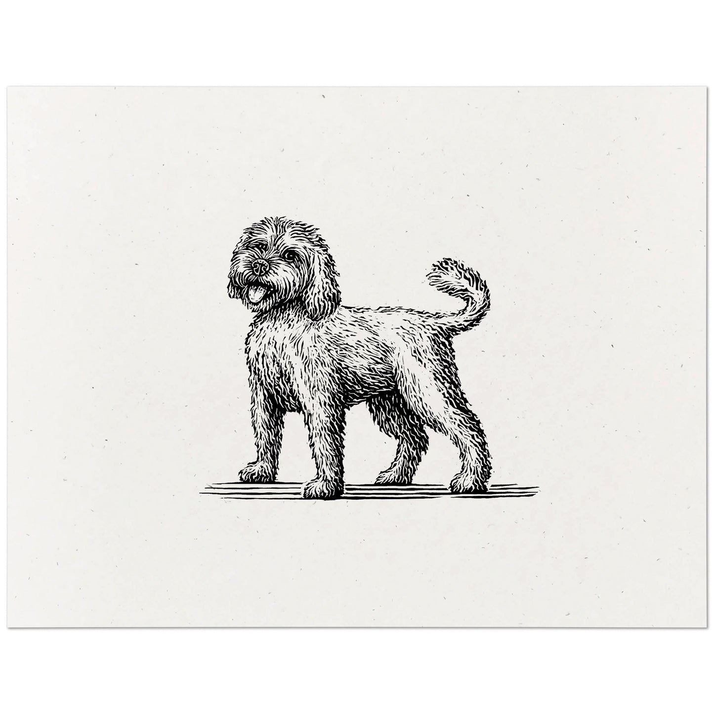 Labradoodle Art Print