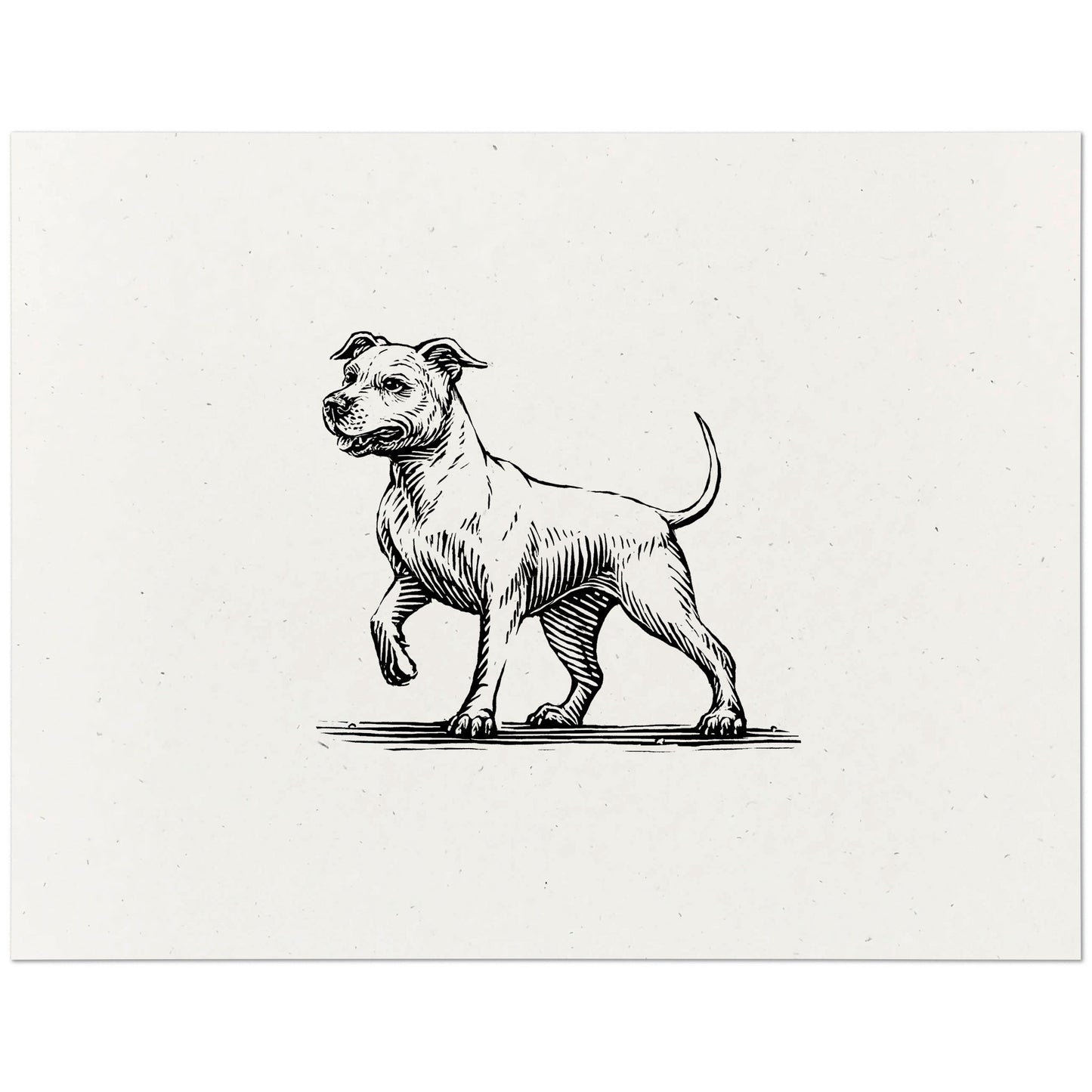 Pit Bull Terrier Art Print