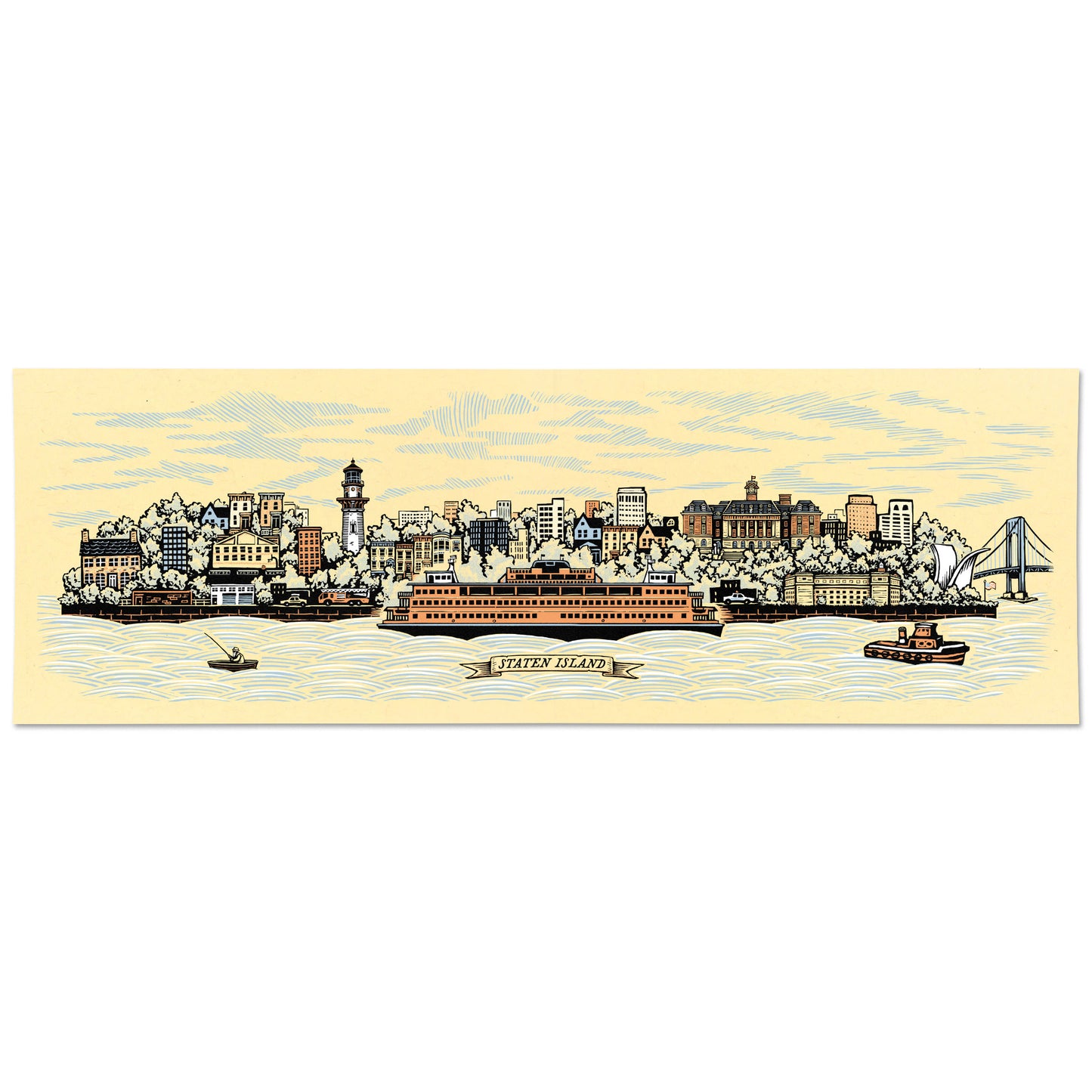 Staten Island Screen Print