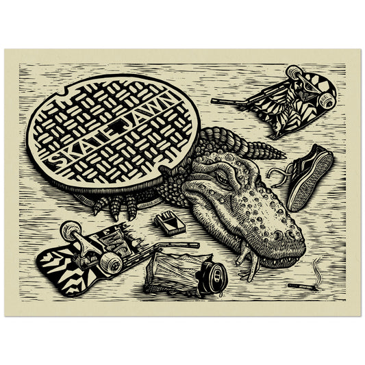 Skate Jawn Gator Print