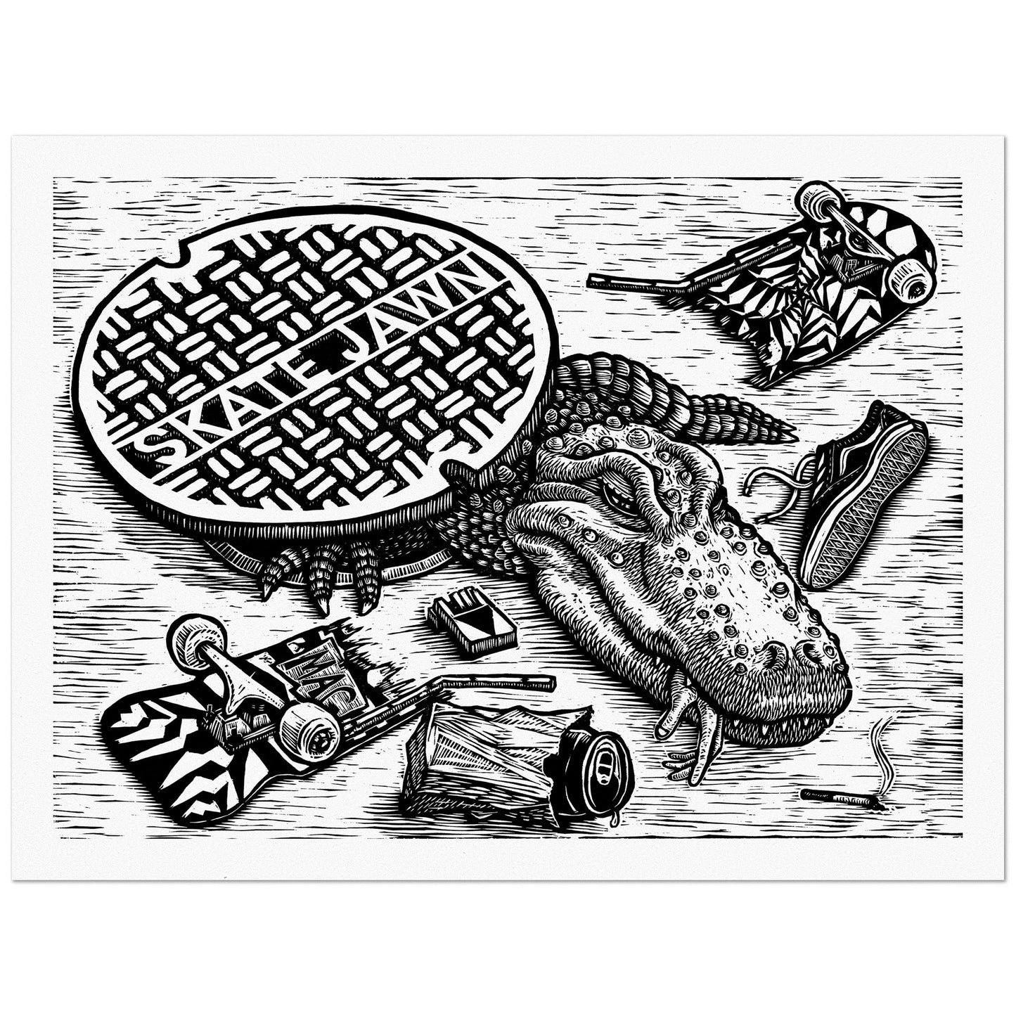 Skate Jawn Gator Print