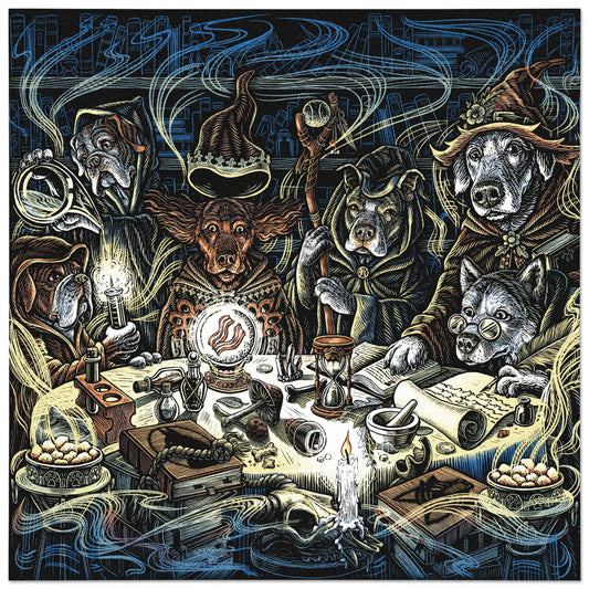 Wizard Dogs Screen Print