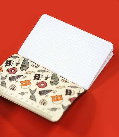 Dapper Notes Cat Fishin' Pocket Notebook