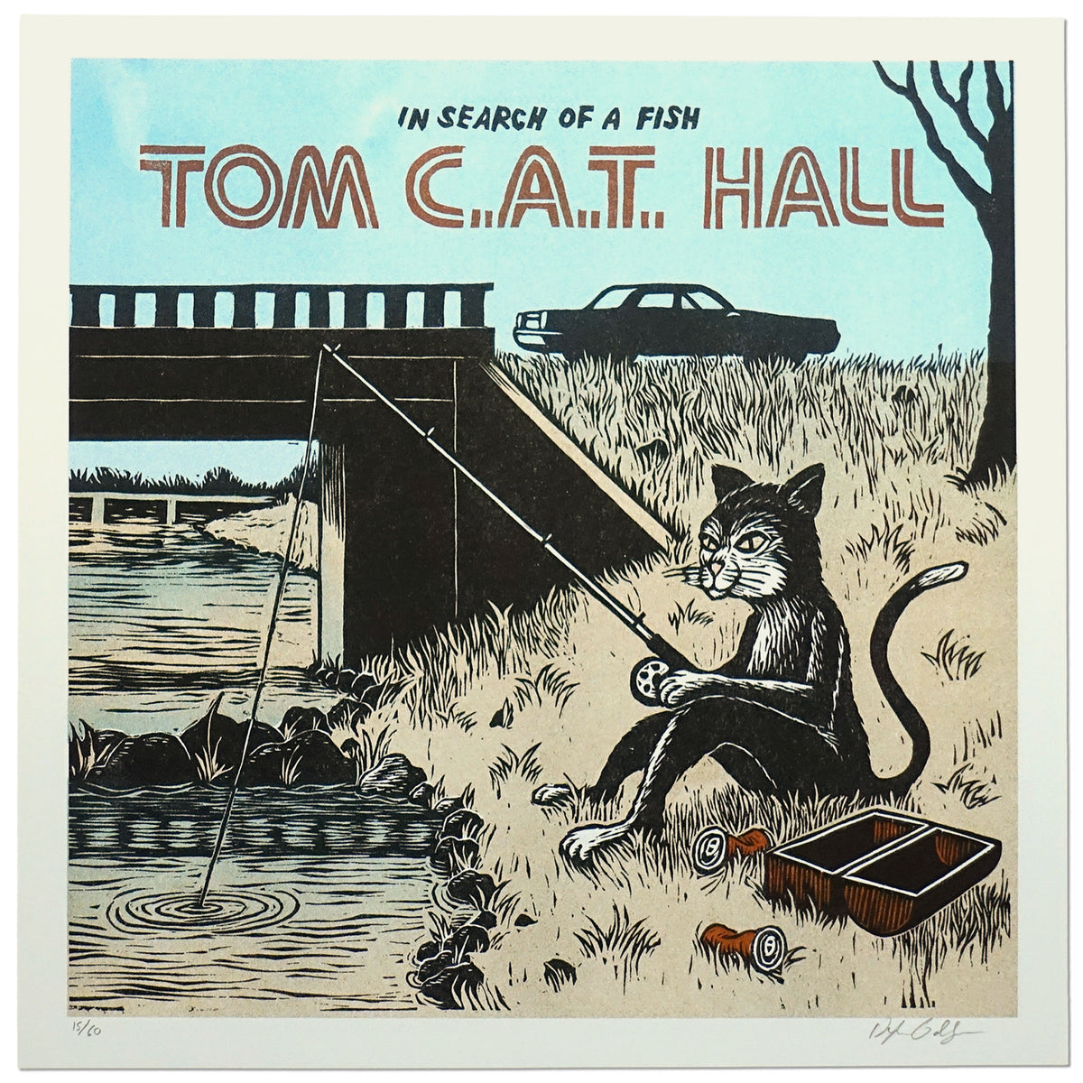 Tom CAT Hall Art Print