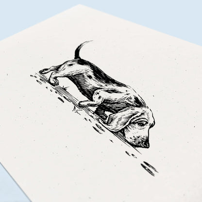 Basset Hound Art Print