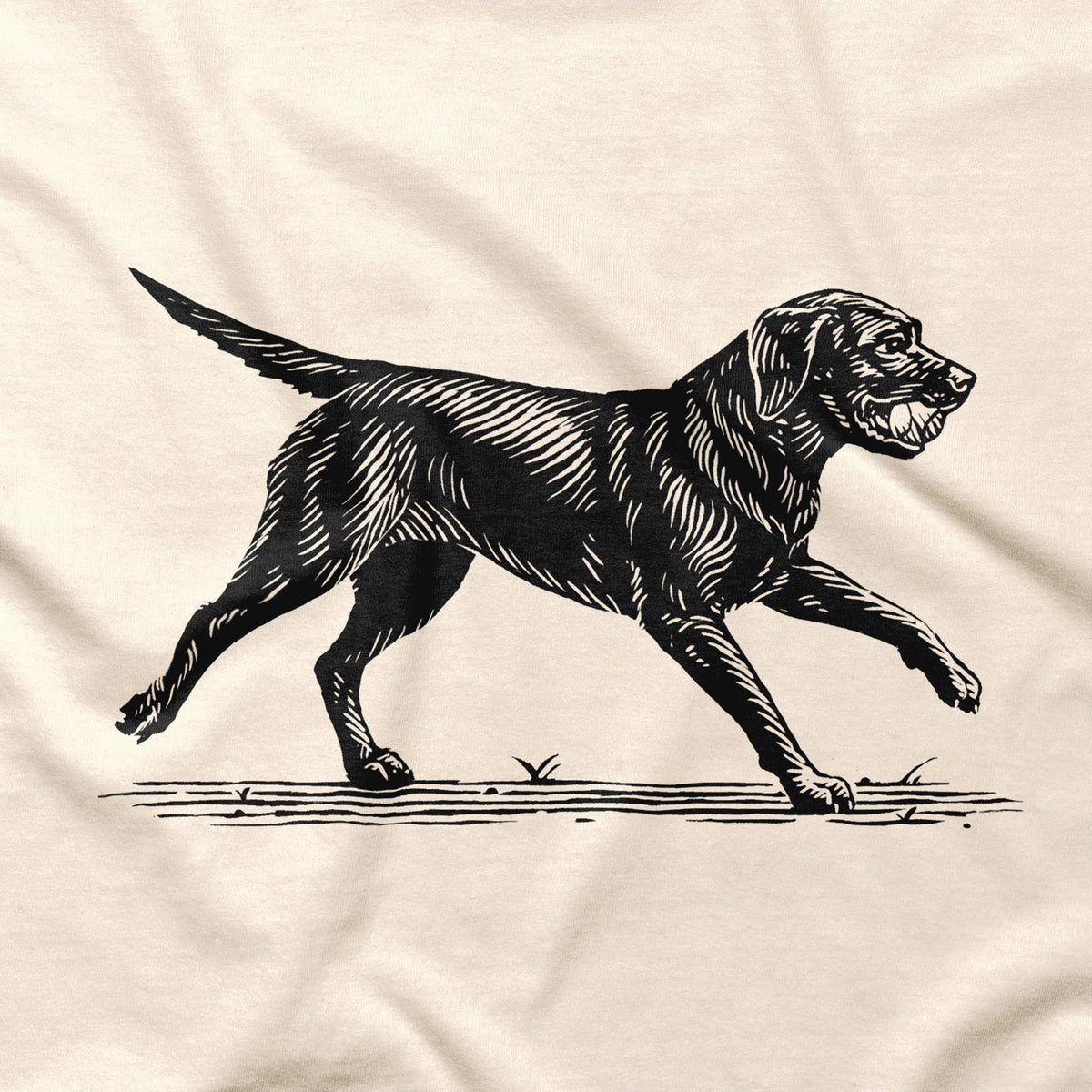 Black Lab Dog T-Shirt