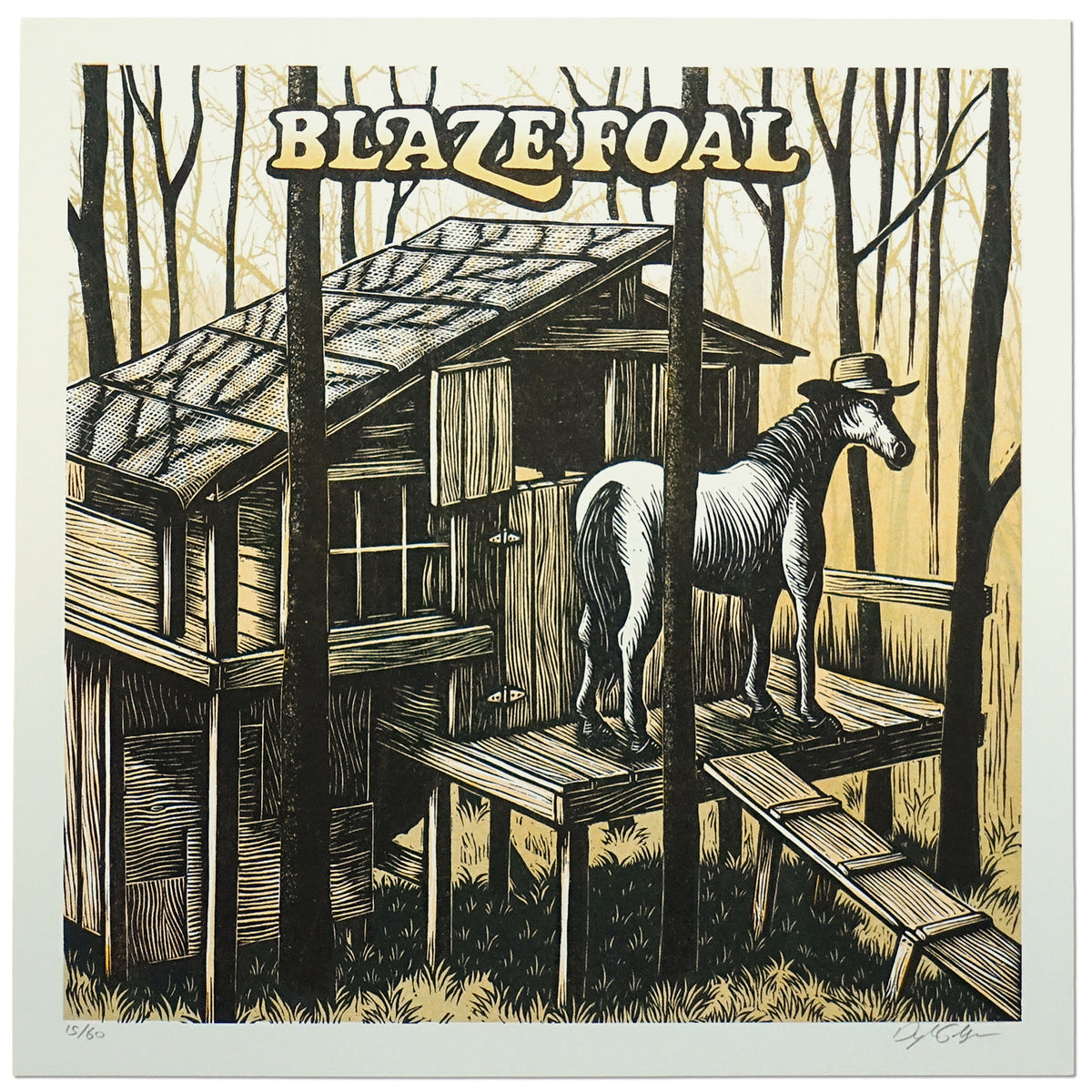 Blaze Foal Art Print