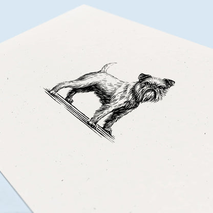 Brussels Griffon Art Print