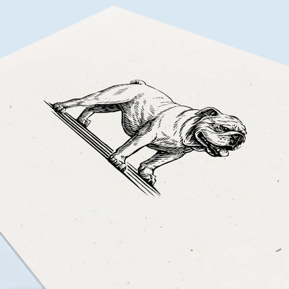 Bulldog Art Print