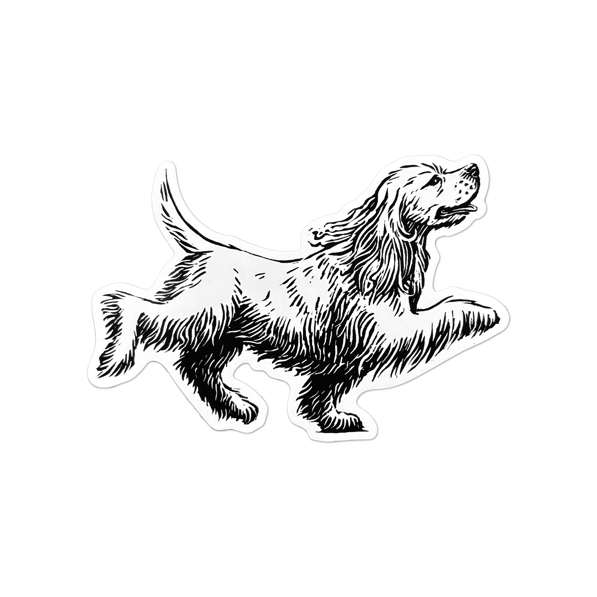 Cocker Spaniel Vinyl Sticker – Dog Gone Studios