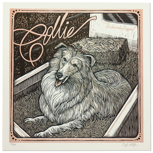 Collie Parton Art Print