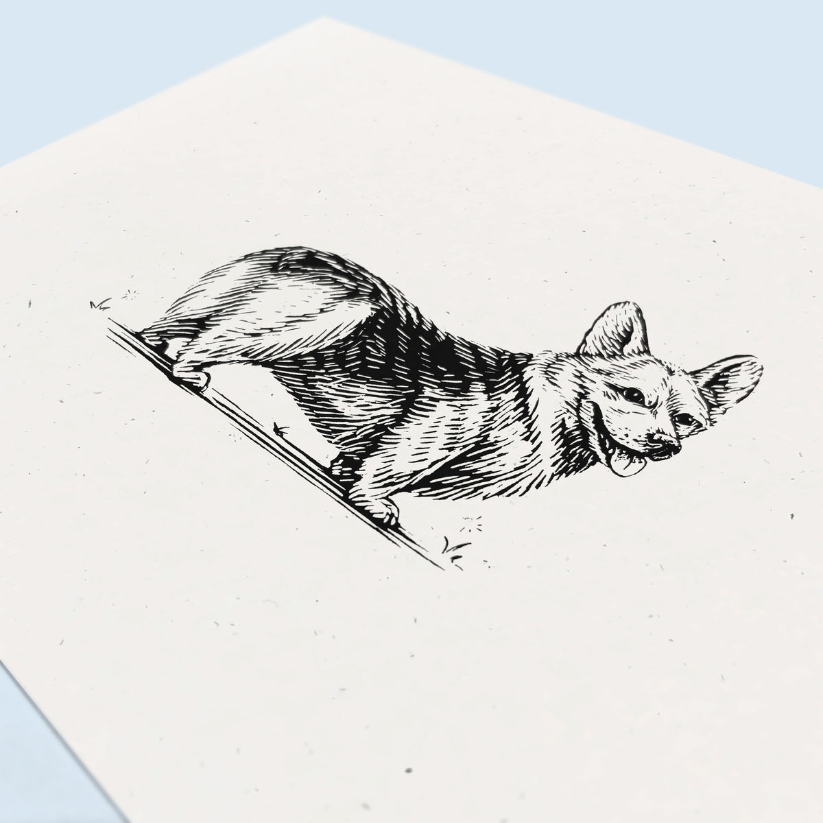 Pembroke Welsh Corgi Art Print
