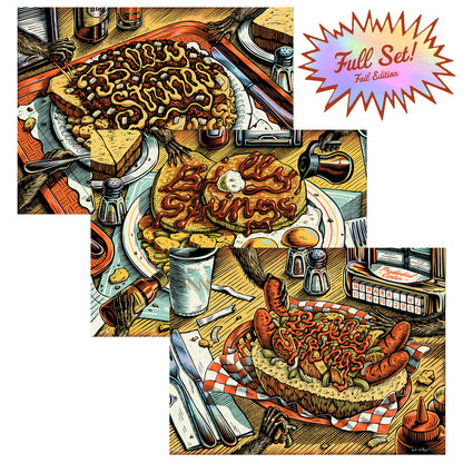 Billy Strings Diner Triptych- Foil Edition