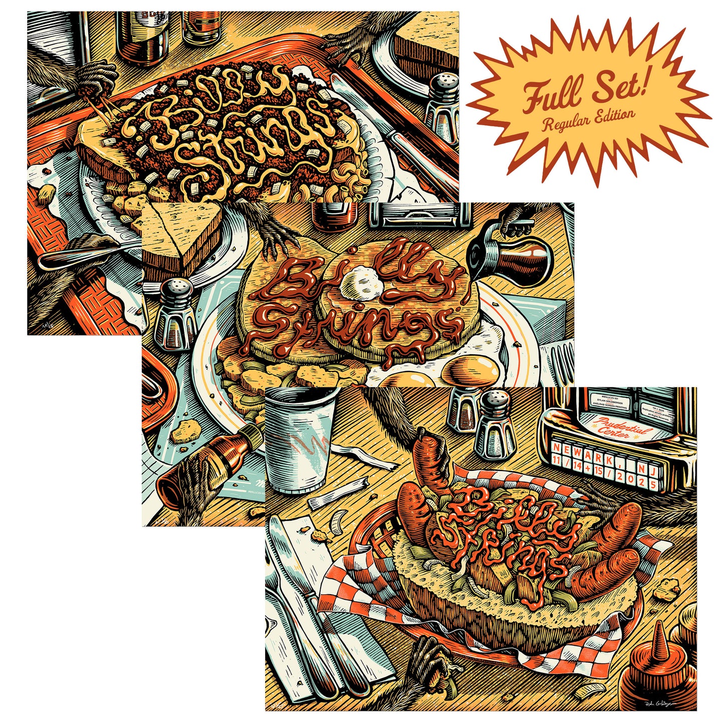 Billy Strings Diner Triptych- Regular edition