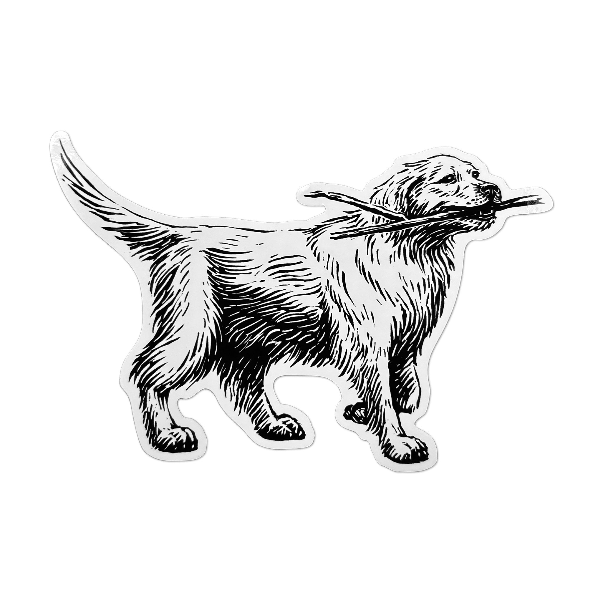 Golden Retriever Sticker – Dog Gone Studios