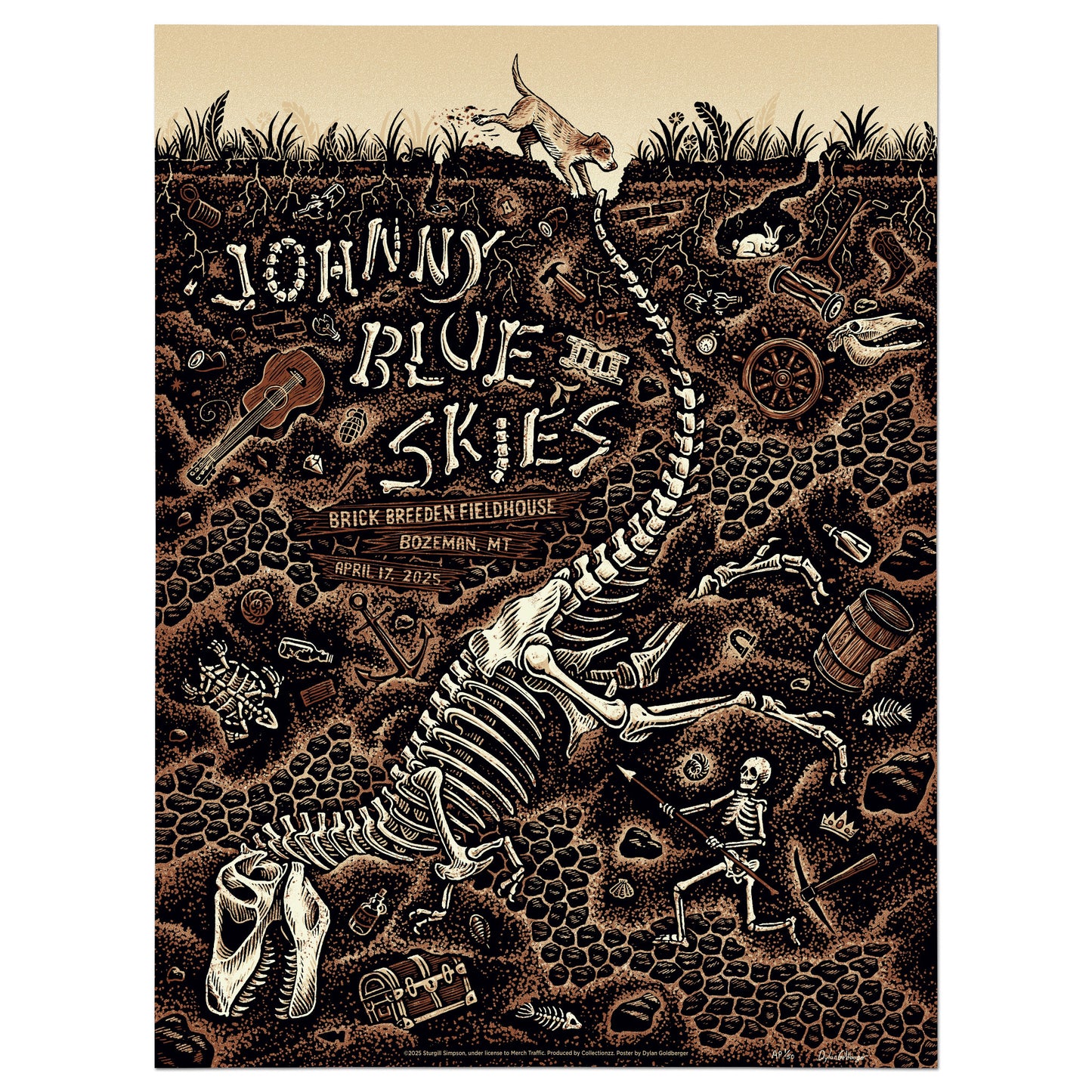 Johnny Blue Skies (Sturgill Simpson) Bozeman Print