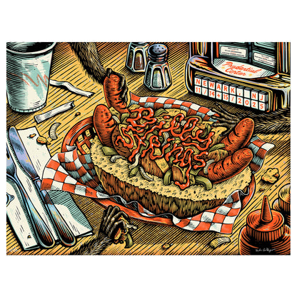 Billy Strings Diner Triptych- Foil Edition